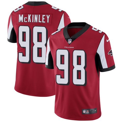 2019 men Atlanta Falcons 98 McKinley red Nike Vapor Untouchable Limited NFL Jersey